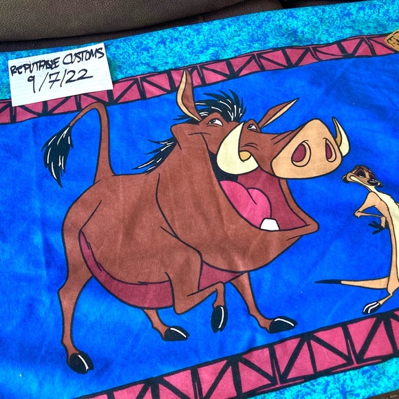 Disney Bedding Timon And Pumbaa Lion King Pillow Case Great